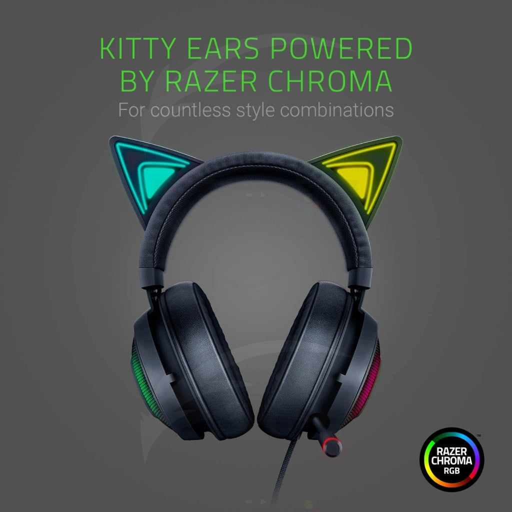 Razer Kraken Kitty RGB USB Gaming Headset: THX 7.1 Razer Kraken Kitty RGB USB Gaming Headset: THX 7.1